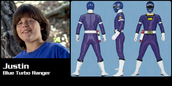 Justin Stewart, Blue Turbo Ranger