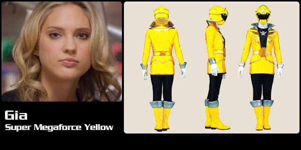 Gia Moran, Super Megaforce Yellow Ranger