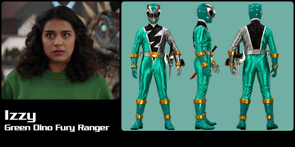 Izzy Garcia, Dino Fury Green Ranger